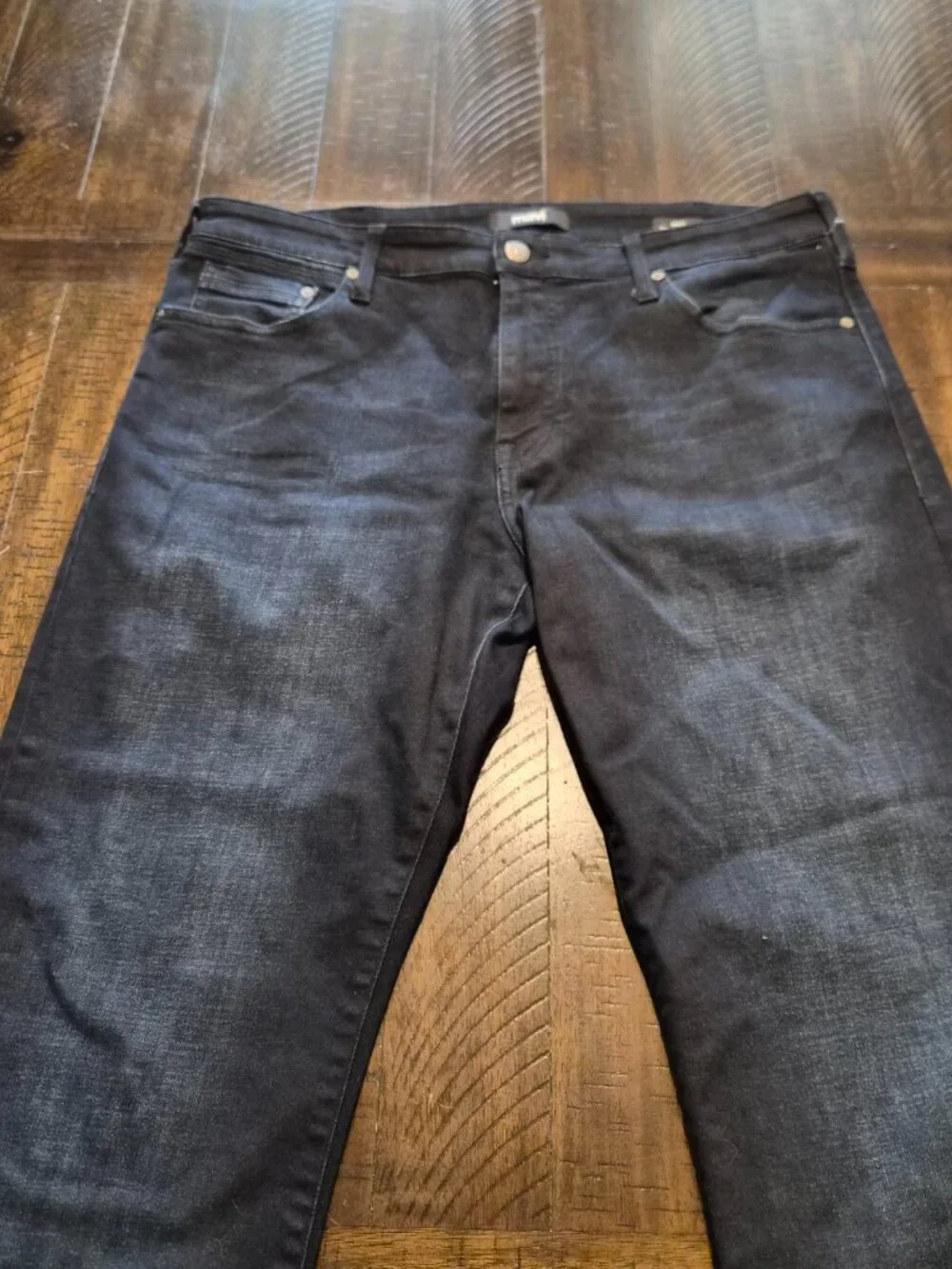 Mavi Jeans Matt Relaxed Straight Leg Dark Wash Blue Denim Mens Size 38x34 G596